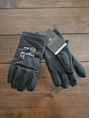 NEW Imperial Esso Mobil Logo StormTech Black XL Unisex Winter Gloves Style XBG-1